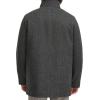 DOCKERS Mens Wool Melton Two Pocket Full Length Duffle Coat(Herringbone)