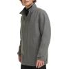 DOCKERS Mens Wool Melton Two Pocket Full Length Duffle Coat(Light Grey)
