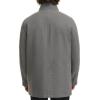 DOCKERS Mens Wool Melton Two Pocket Full Length Duffle Coat(Light Grey)