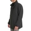 DOCKERS Mens Wool Melton Two Pocket Full Length Duffle Coat(New Charcoal)