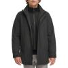 DOCKERS Mens Wool Melton Two Pocket Full Length Duffle Coat(New Charcoal)