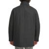 DOCKERS Mens Wool Melton Two Pocket Full Length Duffle Coat(New Charcoal)