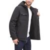 DOCKERS mens Arctic Cloth Sherpa Storm Jacket(Black Soft Shell)