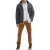 DOCKERS mens Arctic Cloth Sherpa Storm Jacket(Charcoal Soft Shell)