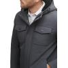 DOCKERS mens Arctic Cloth Sherpa Storm Jacket(Charcoal Soft Shell)