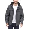 DOCKERS mens Arctic Cloth Sherpa Storm Jacket(Graphite Heather Soft Shell)