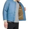 DOCKERS mens Channel Quilted Open Bottom Bomber Jacket(Blue)