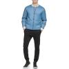 DOCKERS mens Channel Quilted Open Bottom Bomber Jacket(Blue)