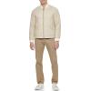 DOCKERS mens Channel Quilted Open Bottom Bomber Jacket(Khaki)