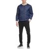 DOCKERS mens Channel Quilted Open Bottom Bomber Jacket(Navy)
