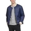 DOCKERS mens Channel Quilted Open Bottom Bomber Jacket(Navy)