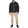 DOCKERS mens Cotton Twill Bomber Jacket With Padded Lining(Black)