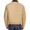 DOCKERS mens Cotton Twill Bomber Jacket With Padded Lining(Harvest Gold)