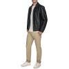 DOCKERS mens James Faux Leather Jacket (Regular, Big & Tall Sizes)(Black)