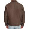 DOCKERS mens James Faux Leather Jacket (Regular, Big & Tall Sizes)(Brown)