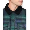DOCKERS mens Quilted Puffer Shacket(Black Watch Plaid)