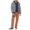 DOCKERS mens Softshell Sherpa Lined Bomber Jacket (Standard and Big & Tall)(Heather Grey)