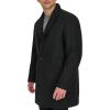 DOCKERS mens The Henry Wool Blend Top Coat(Black With Scarf)