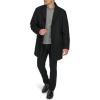DOCKERS mens The Henry Wool Blend Top Coat(Black With Scarf)