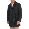 DOCKERS mens The Henry Wool Blend Top Coat(Charcoal With Scarf)