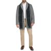 DOCKERS mens The Henry Wool Blend Top Coat(Light Grey With Scarf)