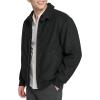 DOCKERS mens Wool Blend Harrington Bomber(Black)