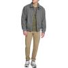DOCKERS mens Wool Blend Harrington Bomber(Charcoal)