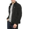 DOCKERS mens Zip Front Sherpa Fleece Jacket With Chest Pocket(Black)