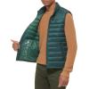 Dockers Men’s Classic Ultra Loft Packable Puffer Vest(Forest Green)