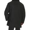 Dockers Men’s Faux Shearling Walking Coat, Black