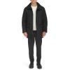 Dockers Men’s Faux Shearling Walking Coat, Black