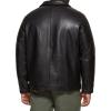 Dockers Men’s James Faux Leather Jacket (Regular, Big & Tall Sizes)(Black W. Chest Zip)