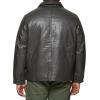 Dockers Men’s James Faux Leather Jacket (Regular, Big & Tall Sizes)(Grey W. Chest Zip)