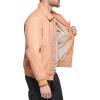 Dockers Men’s Microtwill Golf Bomber Jacket(Apricot)