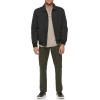 Dockers Men’s Microtwill Golf Bomber Jacket(Black Filled)