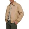 Dockers Men’s Microtwill Golf Bomber Jacket(Gold Filled)