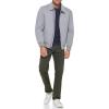 Dockers Men’s Microtwill Golf Bomber Jacket(Grey Filled)