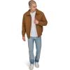 Dockers Men’s Microtwill Golf Bomber Jacket(Moroccan Brown Filled)