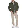 Dockers Men’s Microtwill Golf Bomber Jacket(Olive Filled)