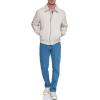 Dockers Men’s Microtwill Golf Bomber Jacket(Sahara Khaki Filled)