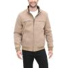 Dockers Men’s Microtwill Golf Bomber Jacket(Solid Khaki)