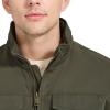 Dockers Mens Quilted Lined Flight Bomber Jacket(Army Green)
