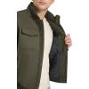 Dockers Mens Quilted Lined Flight Bomber Jacket(Army Green)