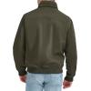 Dockers Mens Quilted Lined Flight Bomber Jacket(Army Green)