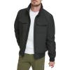 Dockers Mens Quilted Lined Flight Bomber Jacket(Black)