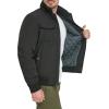 Dockers Mens Quilted Lined Flight Bomber Jacket(Black)