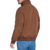 Dockers Mens Quilted Lined Flight Bomber Jacket(Chocolate Brown)