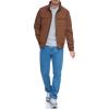 Dockers Mens Quilted Lined Flight Bomber Jacket(Chocolate Brown)