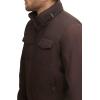 Dockers Mens Quilted Lined Flight Bomber Jacket(Dark Brown)