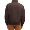 Dockers Mens Quilted Lined Flight Bomber Jacket(Dark Brown)